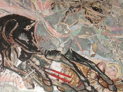 Producing the mosaic